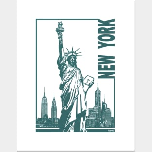 New York-Statue of Liberty Posters and Art